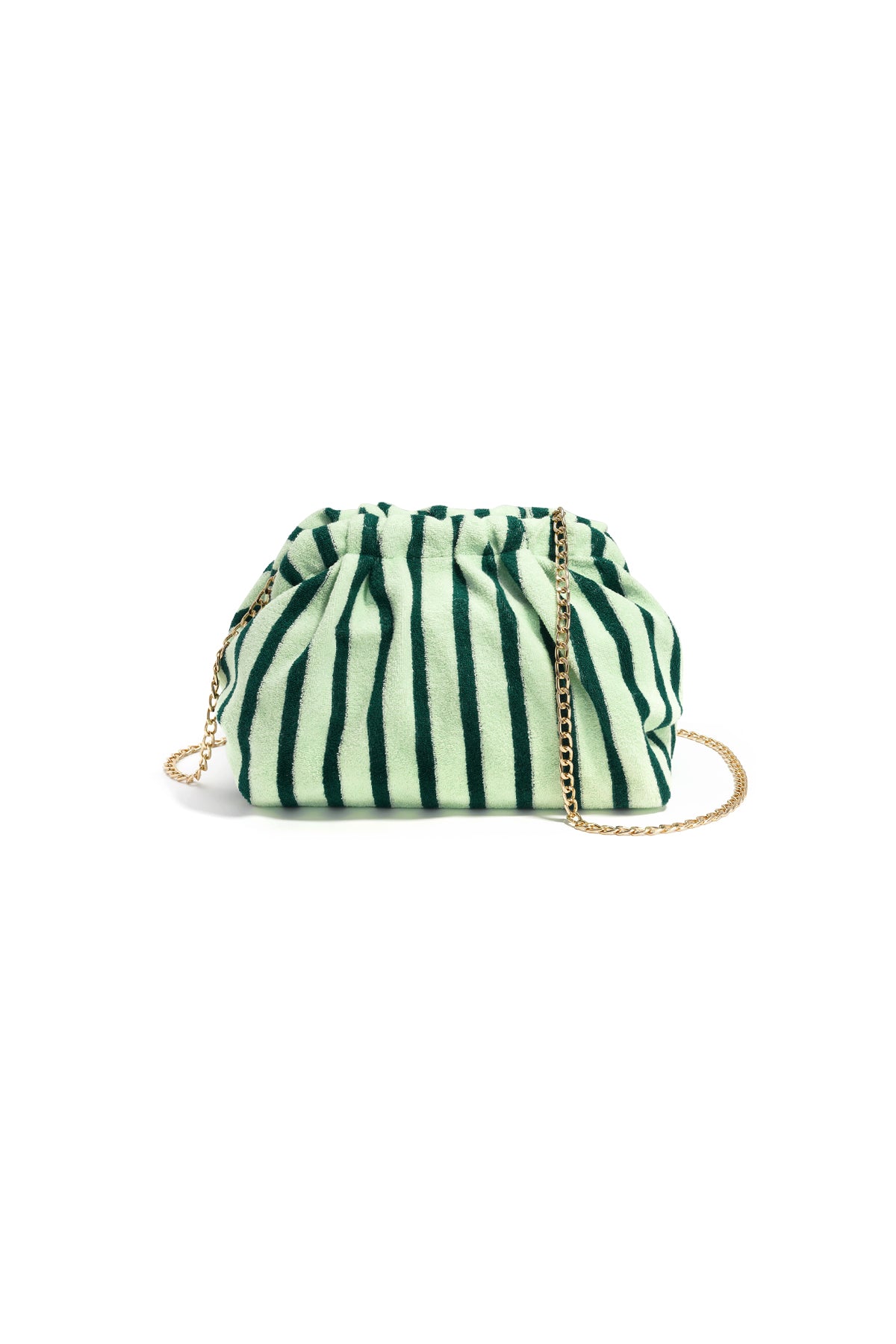 Crossbodytas met strepen, eenvoudig model, polyester, dagelijkse accessoires