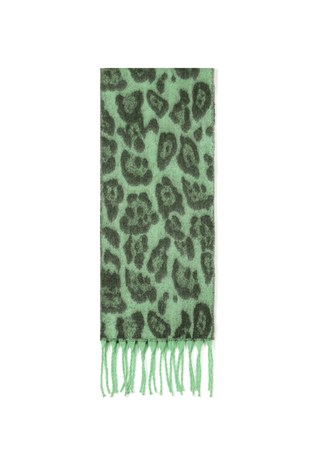 Wintersjaals met bloemenprint, casual, polyester, dagelijkse accessoires