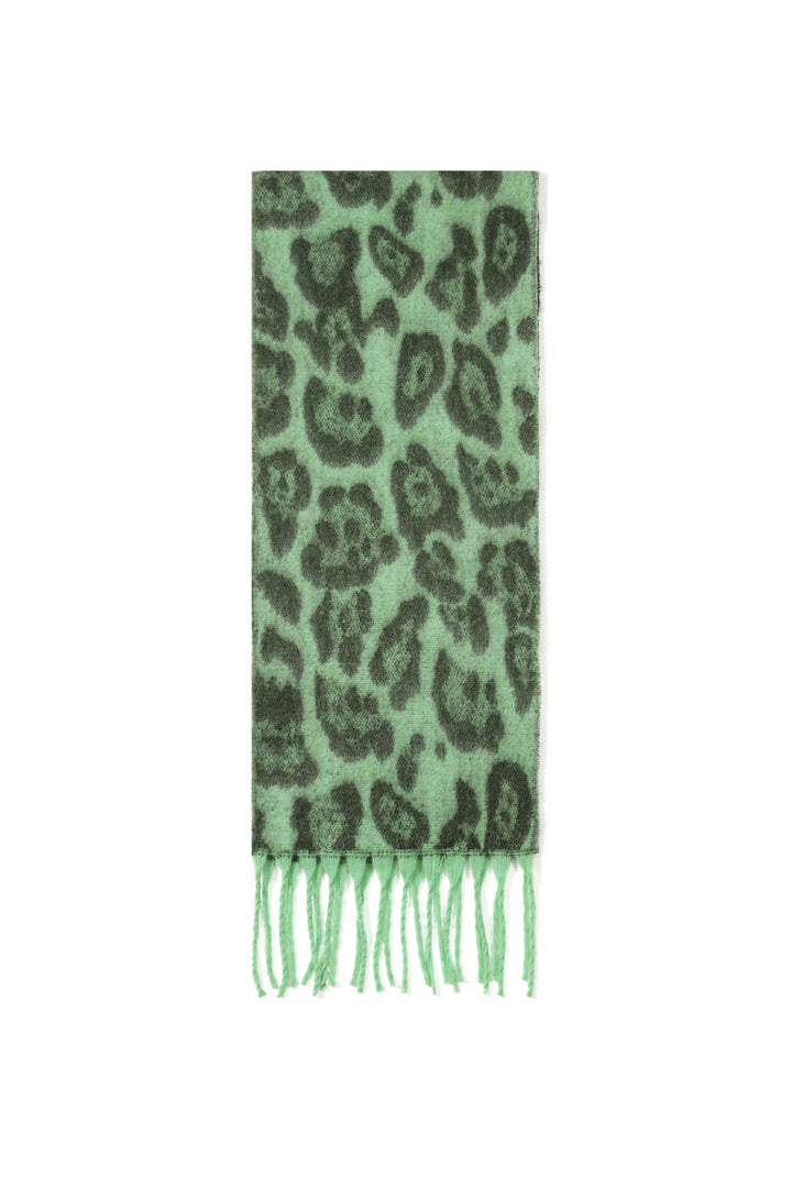 Wintersjaals met bloemenprint, casual, polyester, dagelijkse accessoires
