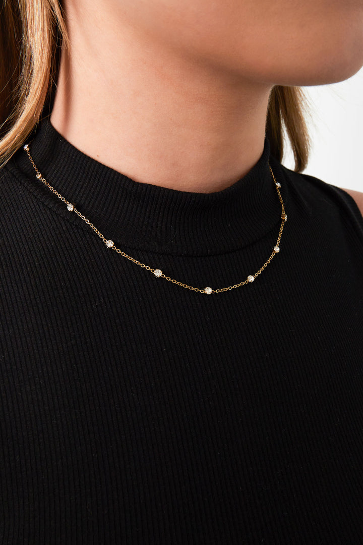 diamond whisper ketting