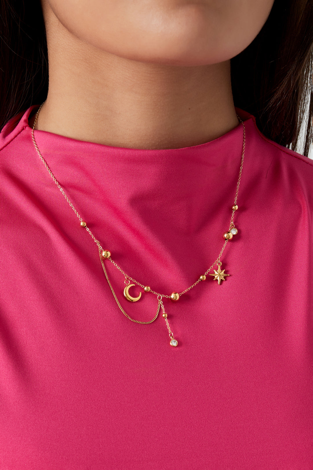 ketting trendy moon