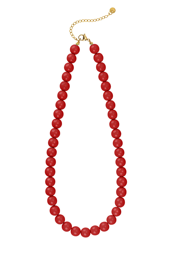 Ketting met medium kralen-10mm