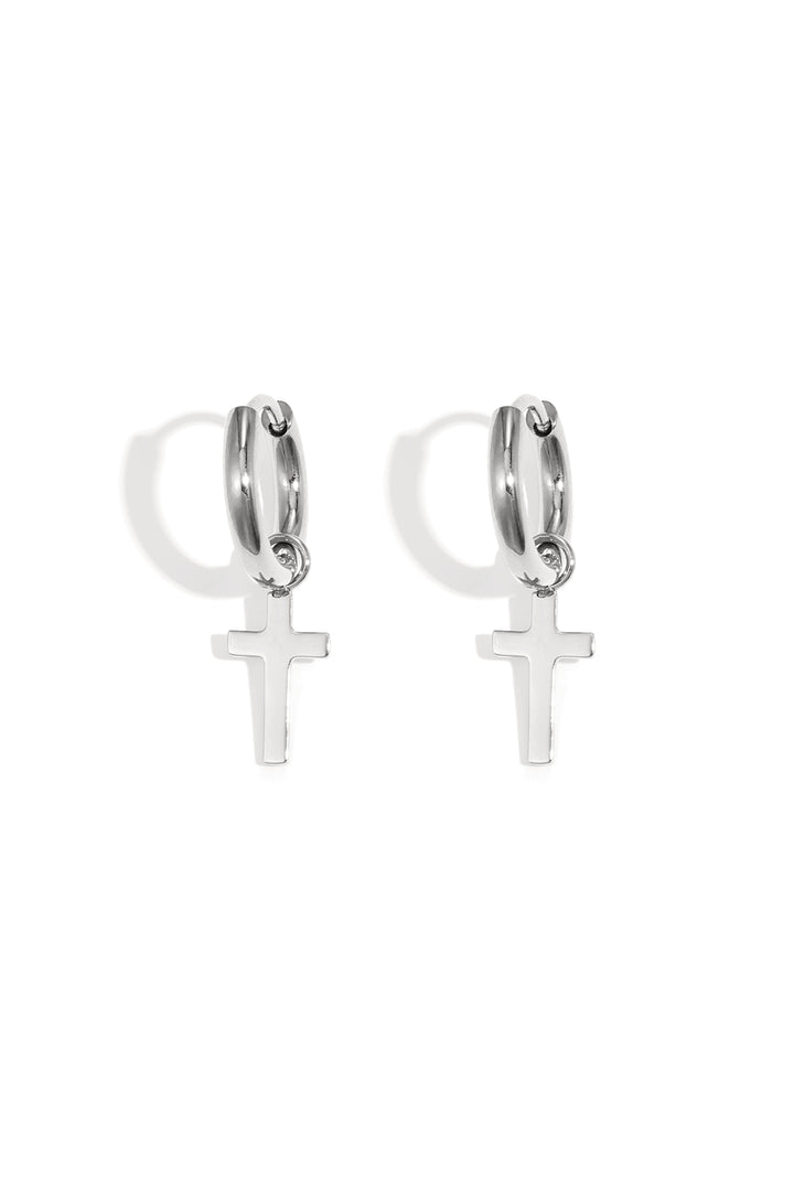 Oorbellen Faith Zilver Stainless Steel