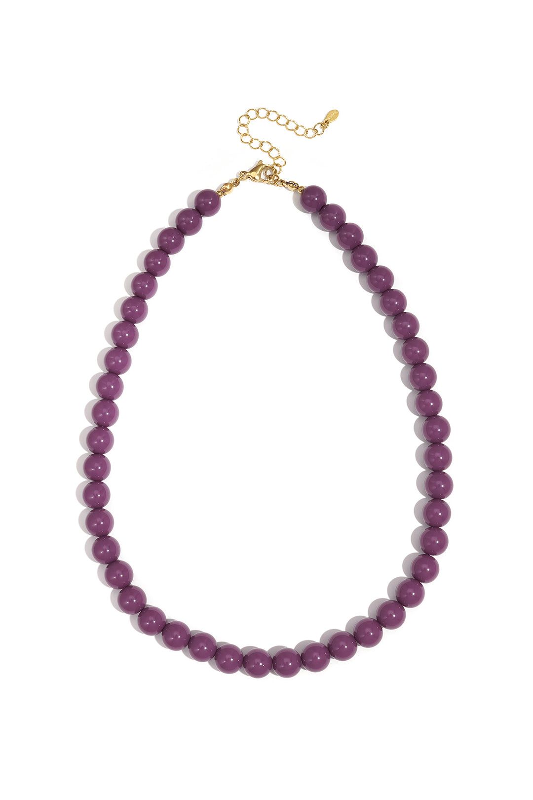 Ketting met medium kralen-10mm