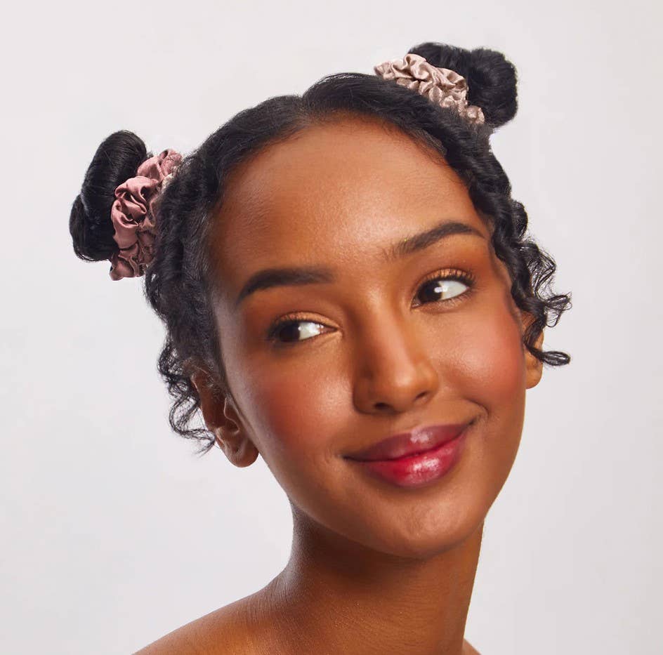 KITSCH - Holiday Ultra Petite Scrunchies (6 stuks) – Terracotta