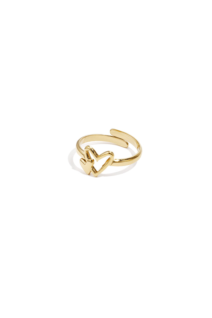 Ring met hartjes
