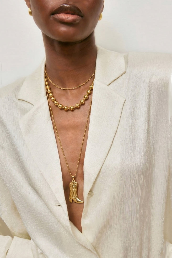 Lange ketting met cowboylaars
