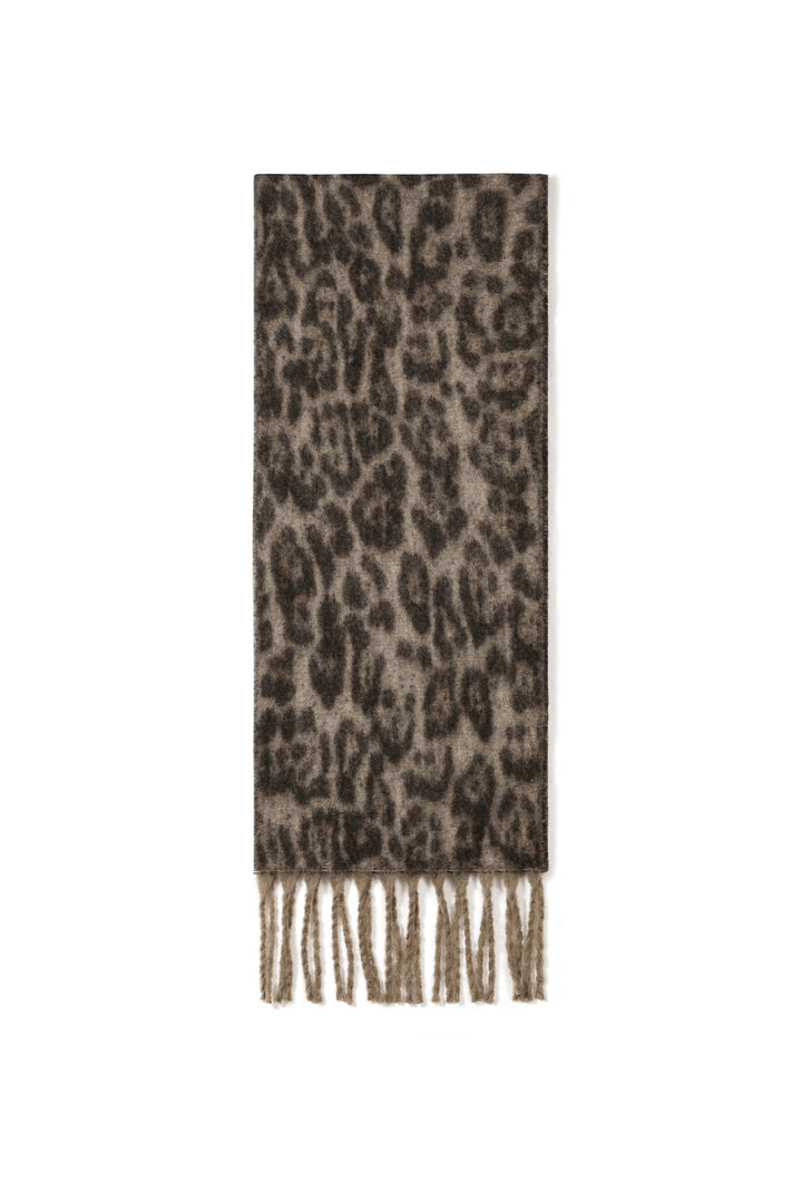 Wintersjaals met bloemenprint, casual, polyester, dagelijkse accessoires