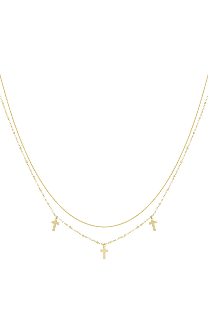   Gelaagde kettingen Kruis Casual Dagelijks Eenvoudig Serie Dames sieraden