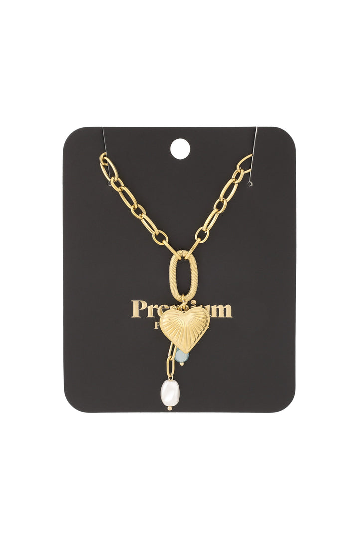 heart glow ketting