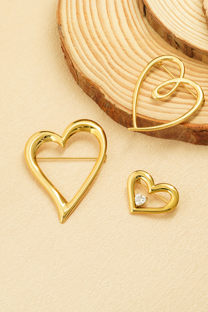 broche heart for you