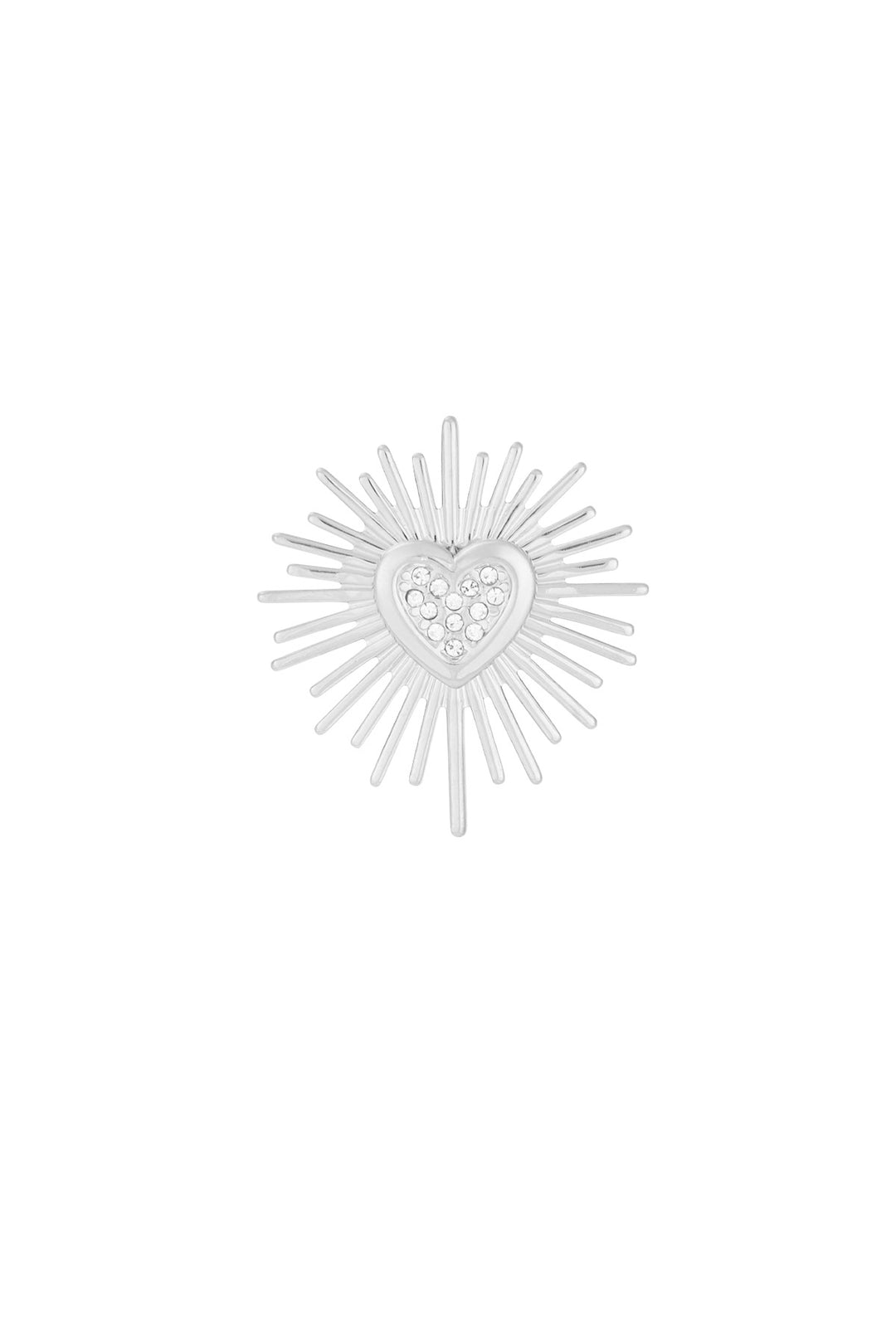 broche sparkling heart