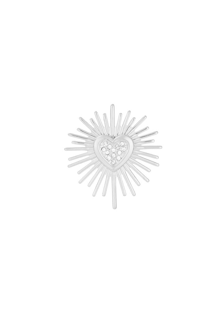 broche sparkling heart