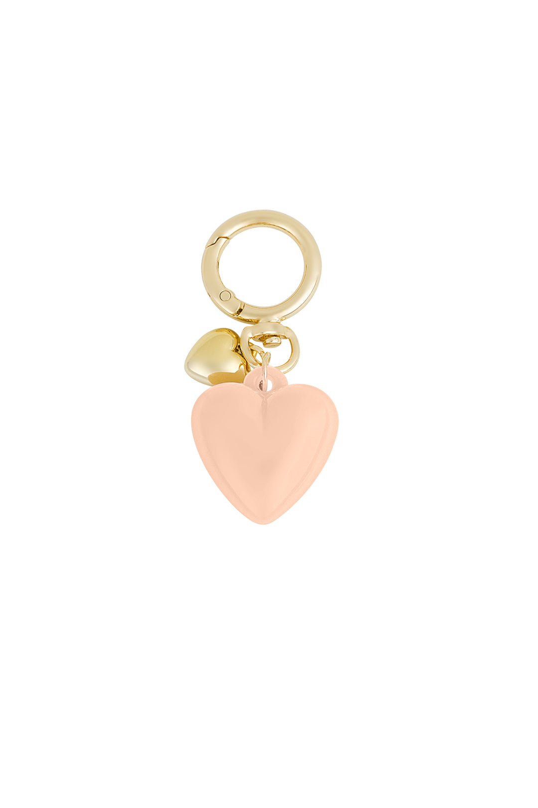 Double heart hanger