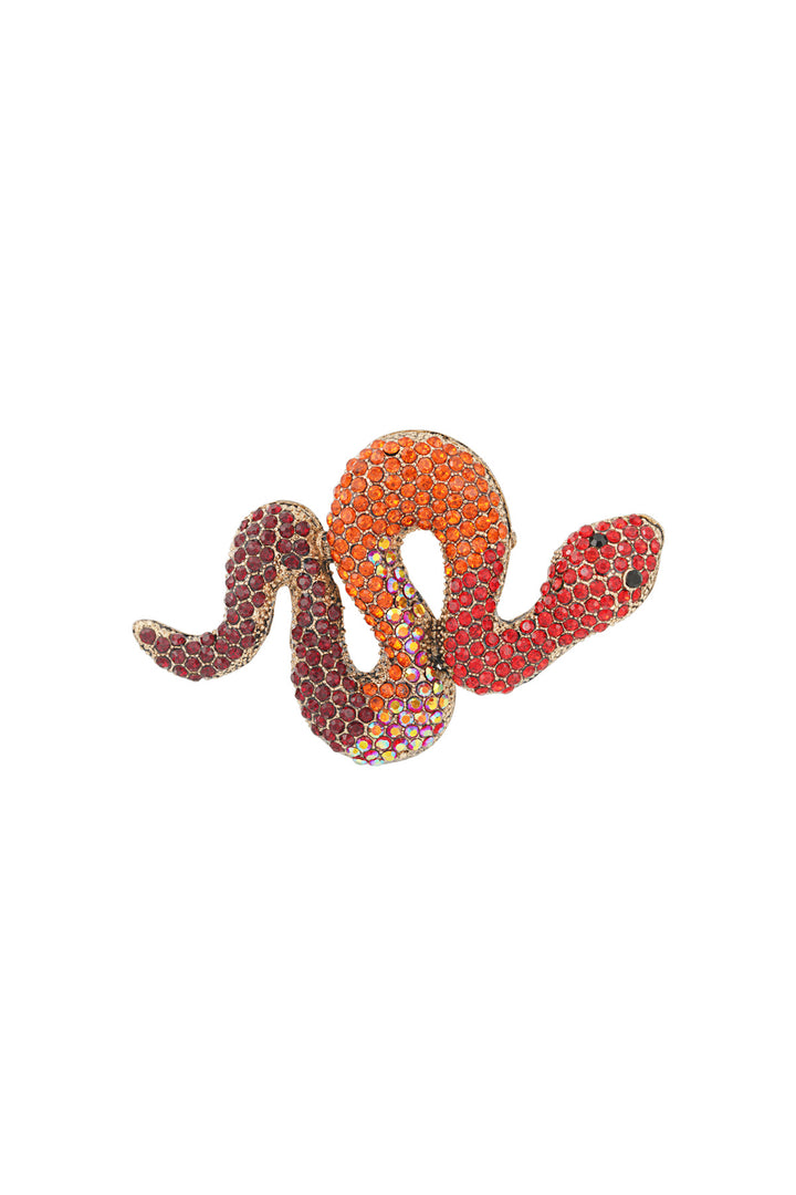 Slang Broche - Roze &amp; Paars