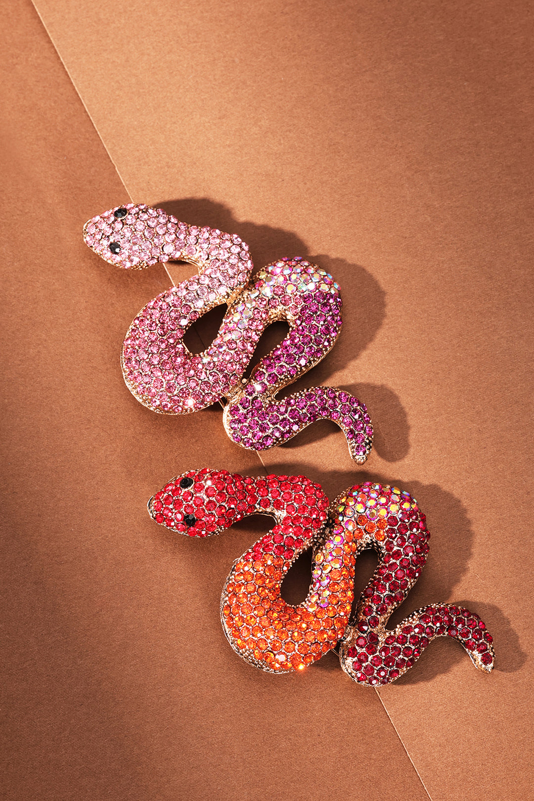 Slang Broche - Roze &amp; Paars