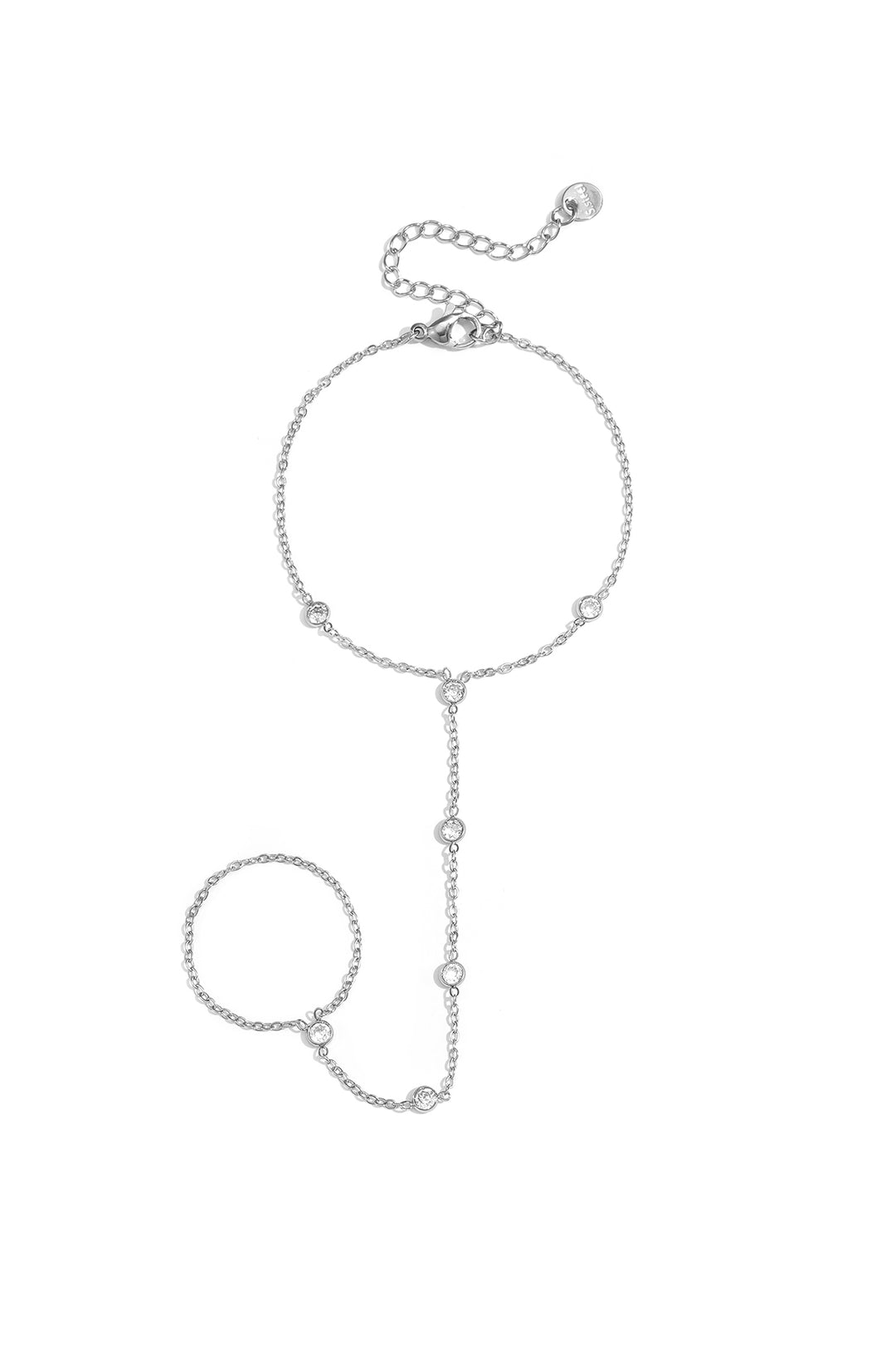 Handchain met ronde steentjes