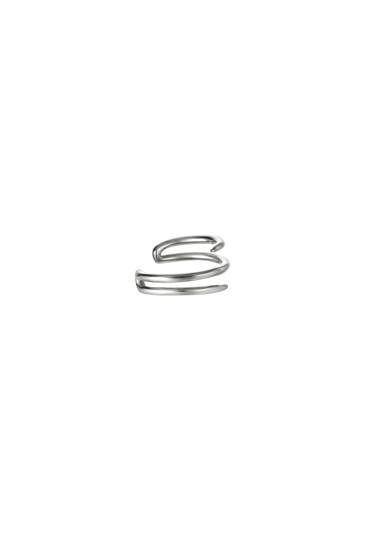 Earcuff Spiral Gold Goud kleur Stainless Steel