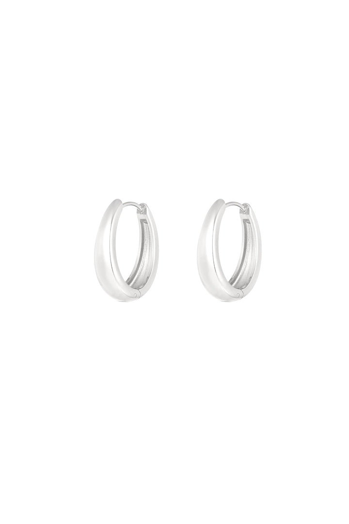 classy hoop oorbellen