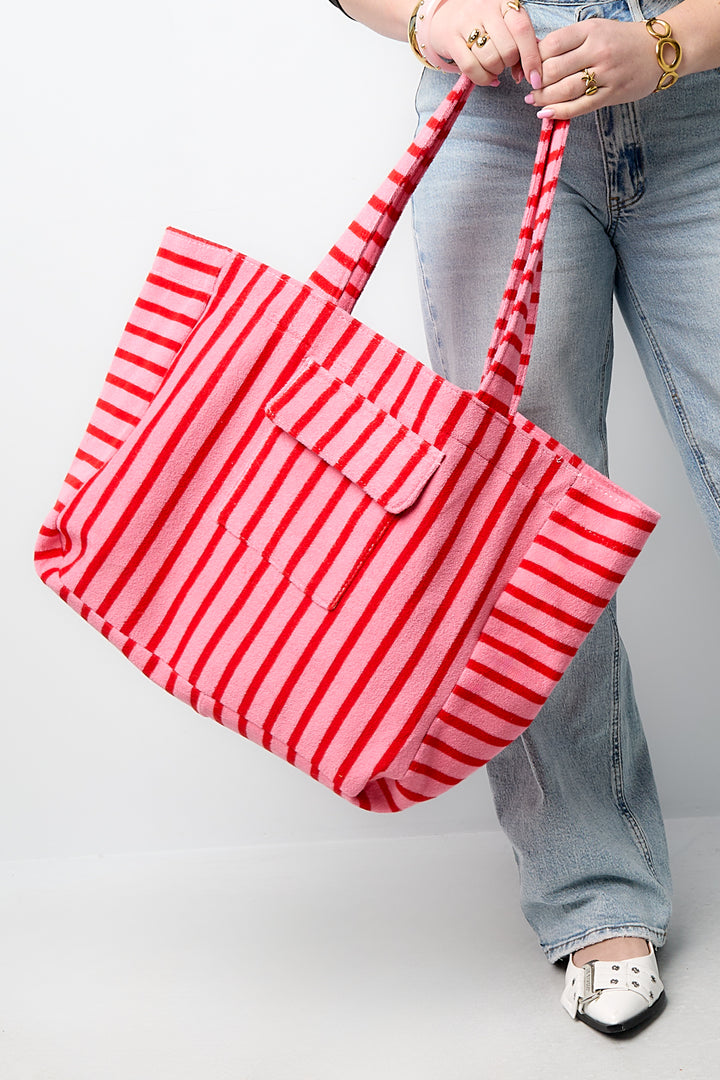 Shopper Bags Strip Casual Polyester Daily Accessories