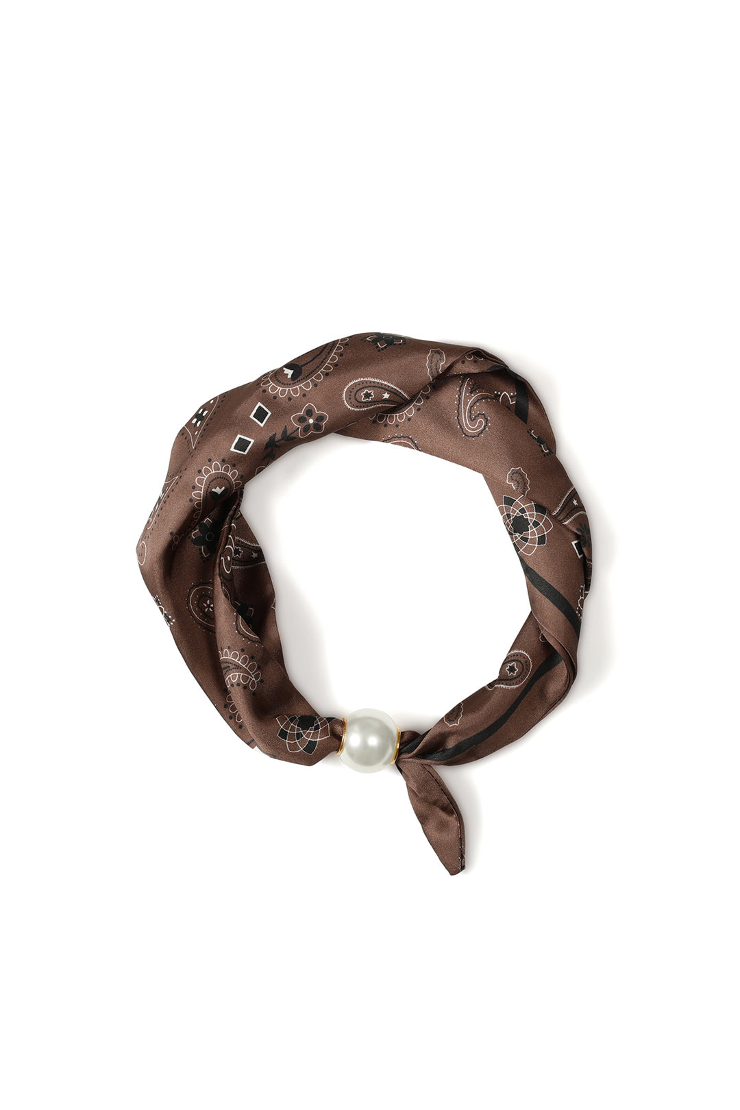 Zomersjaals met paisley-patroon, klassiek polyester, dagelijkse accessoires