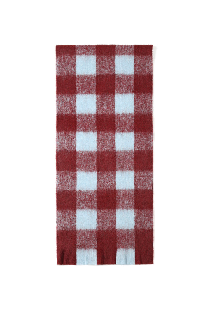 Wintersjaals met ruitpatroon, eenvoudig, polyester, geschikt voor dagelijks gebruik.