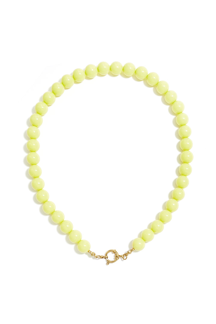 Ketting met kralen en frontsluiting-12mm
