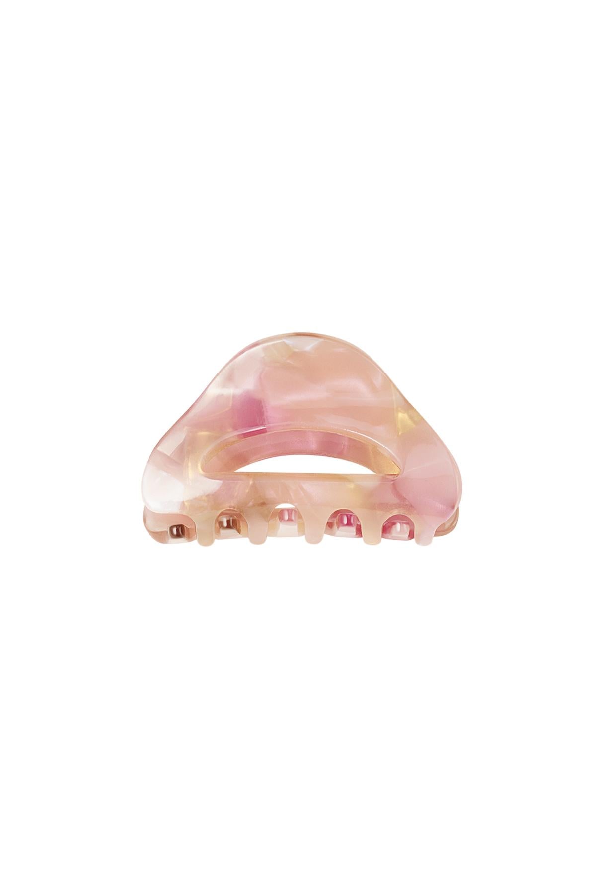 Hair clip print Pink Sheet Material