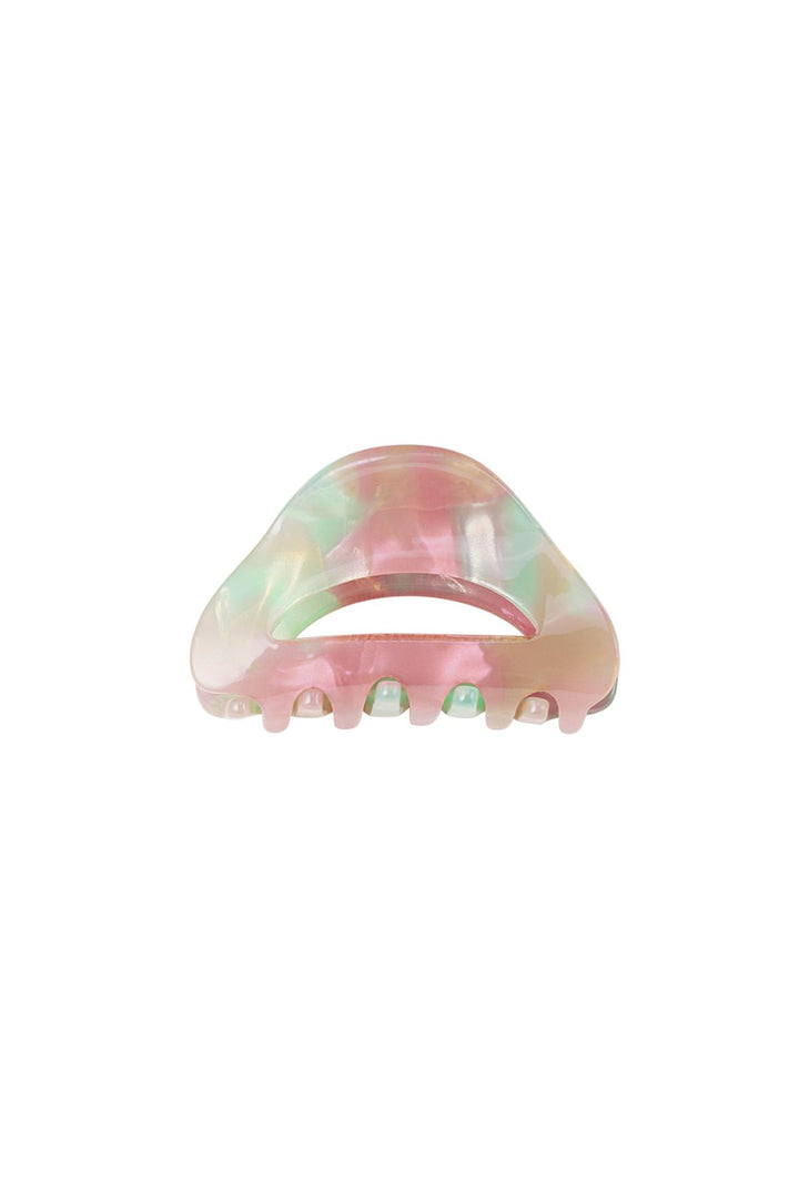 Hair clip print Pink Sheet Material