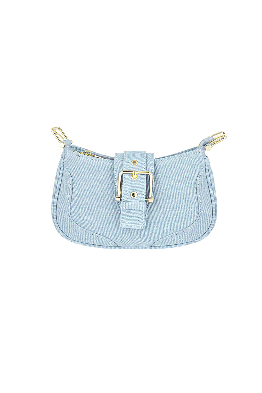 Gekleurde tas met gesp detail