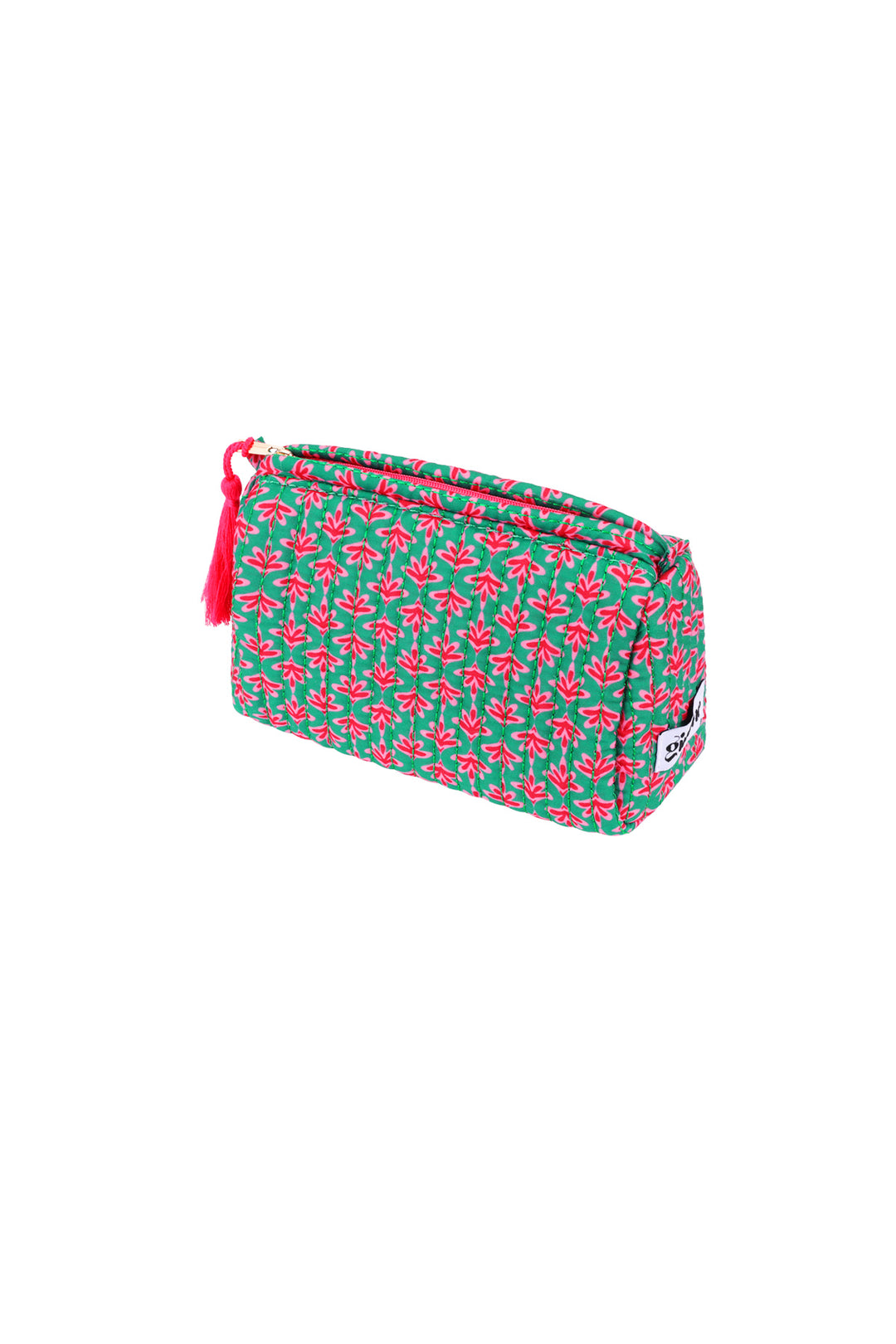 Floral makeup bag