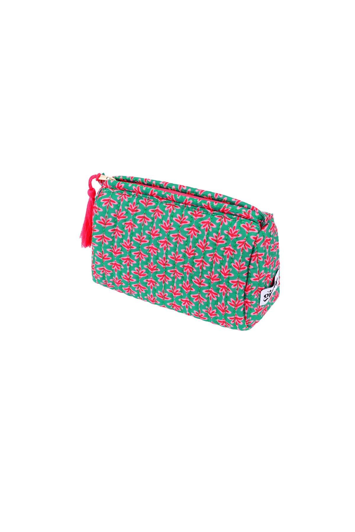 Floral makeup bag