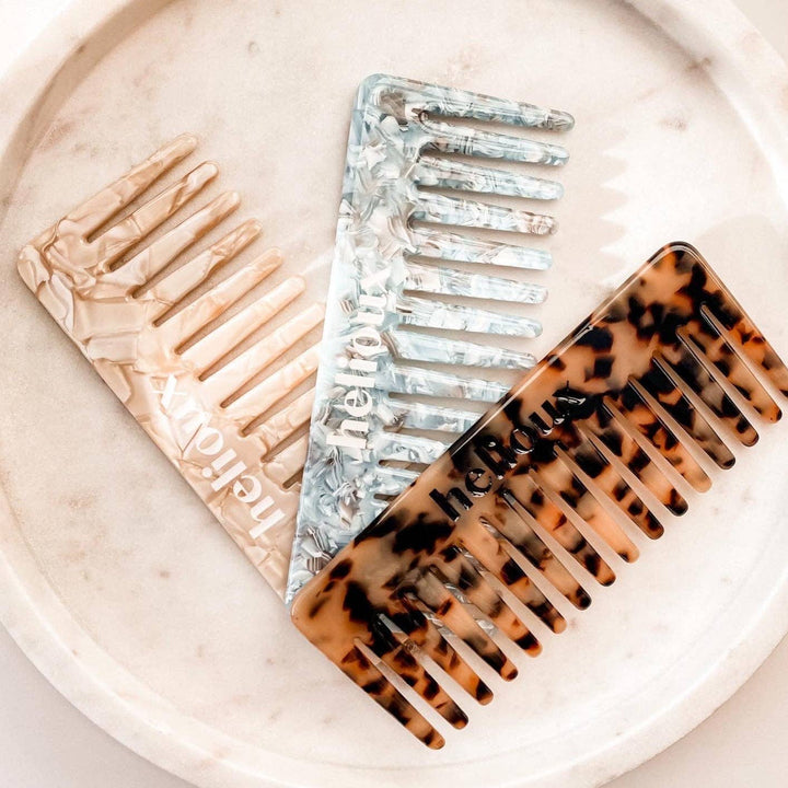 Helioux Liv Haarkam – Brede tanden voor klitvrij, gezond haar