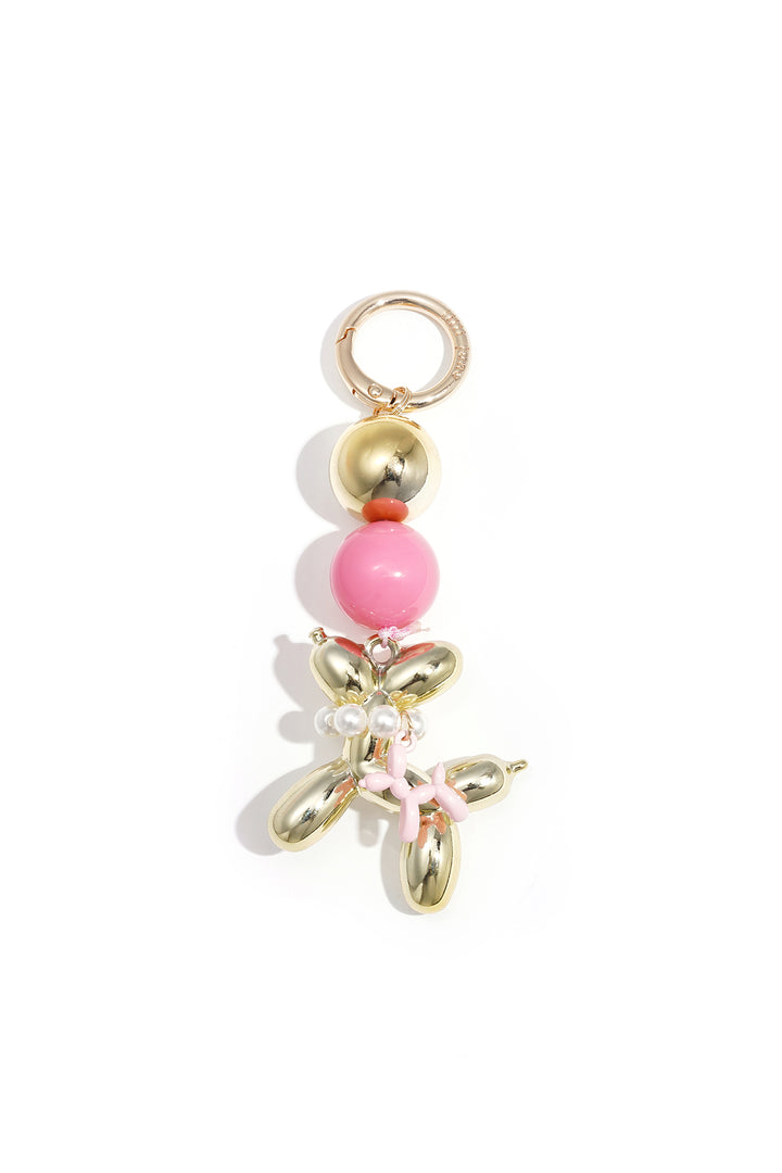 Schattige ballonhond sleutelhanger