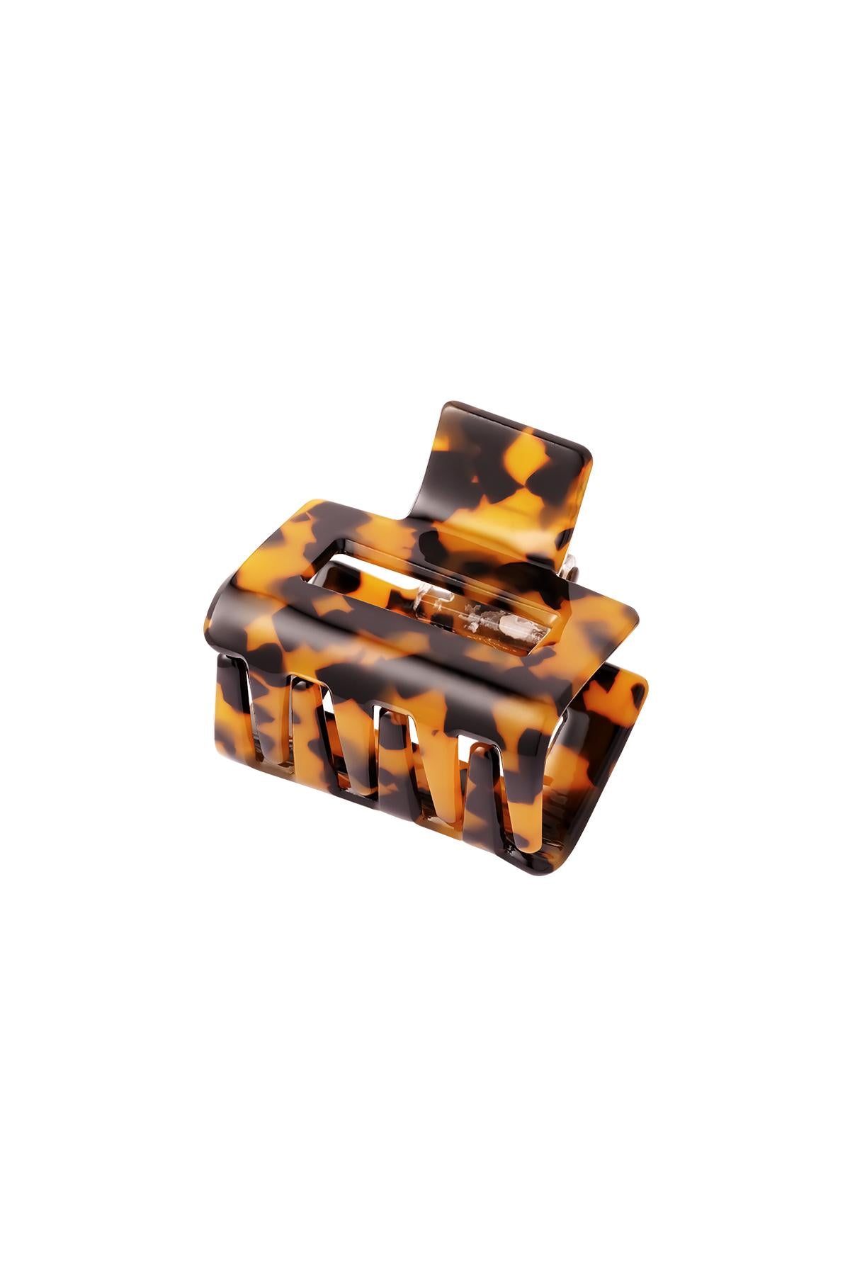 Multi color hair clip Brown Sheet Material