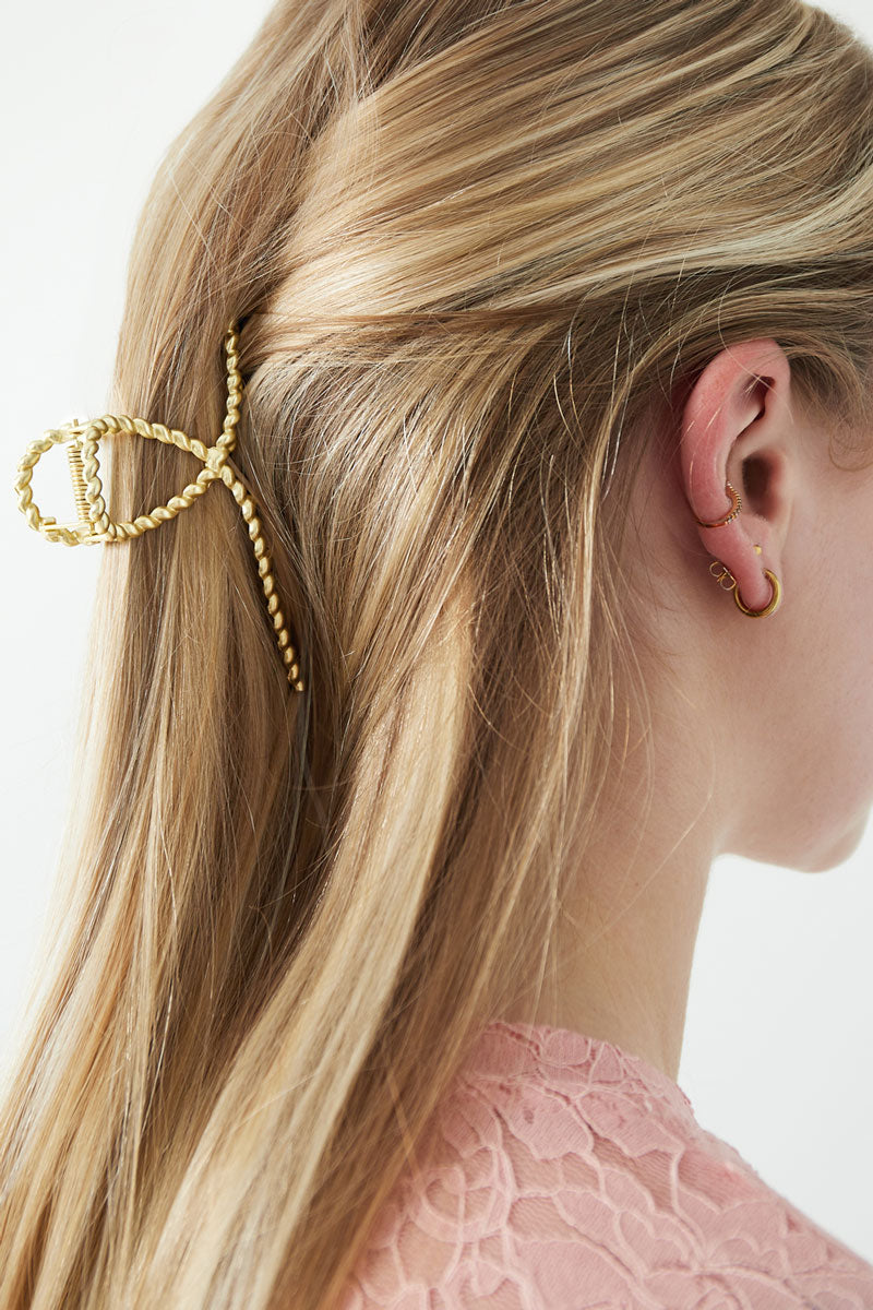 Haarklem Bobby Vintage Goud kleur Metaal