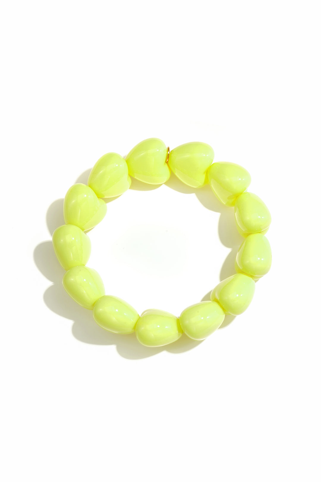 Armbandje met 13 kleine hartjes