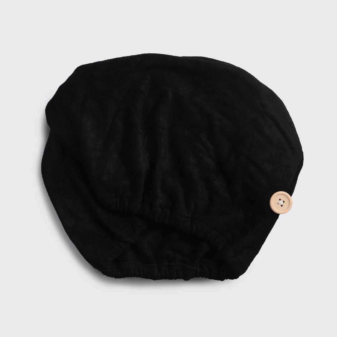 KITSCH – Sneldrogende Haarhanddoek Eco Black