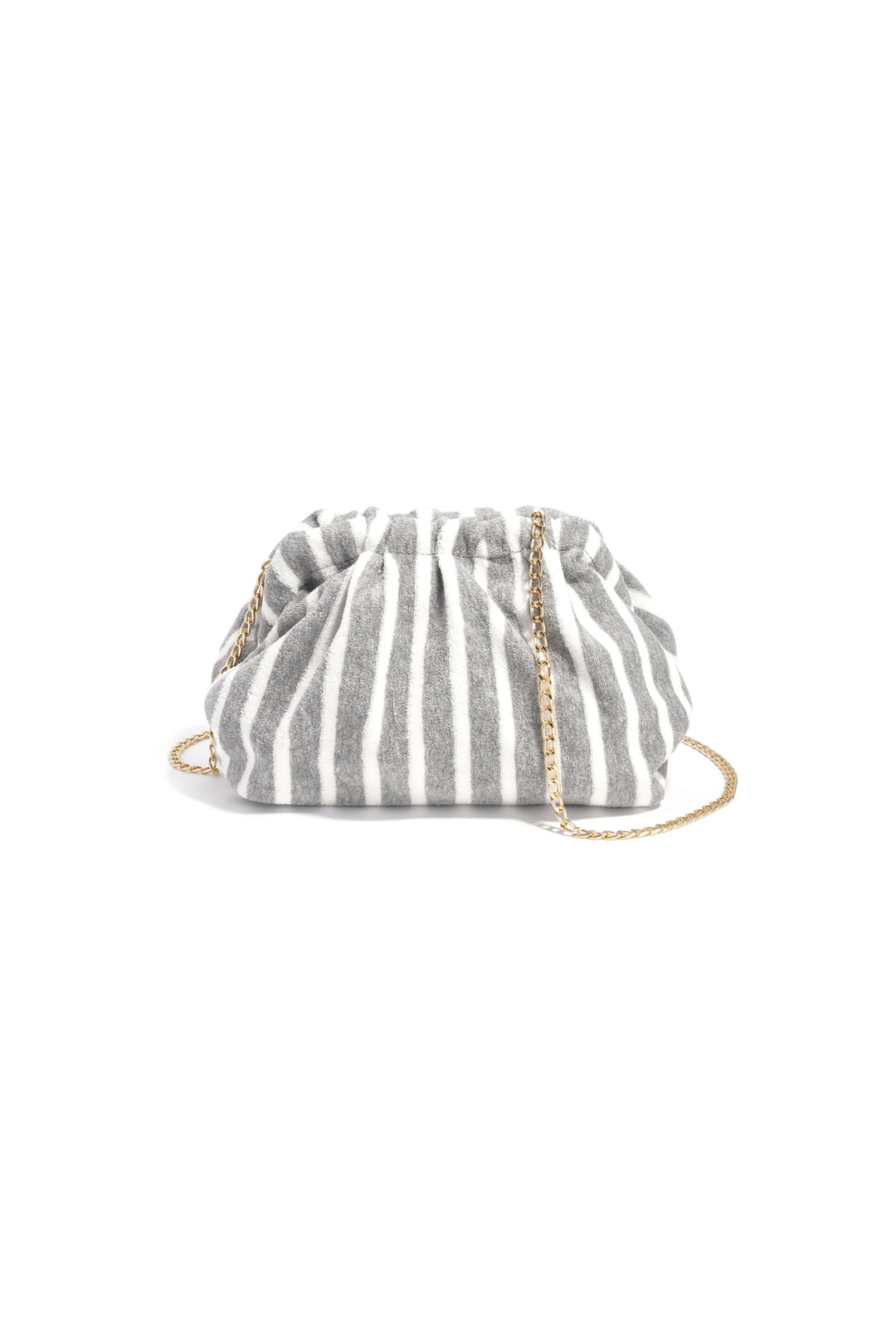 Crossbodytas met strepen, eenvoudig model, polyester, dagelijkse accessoires
