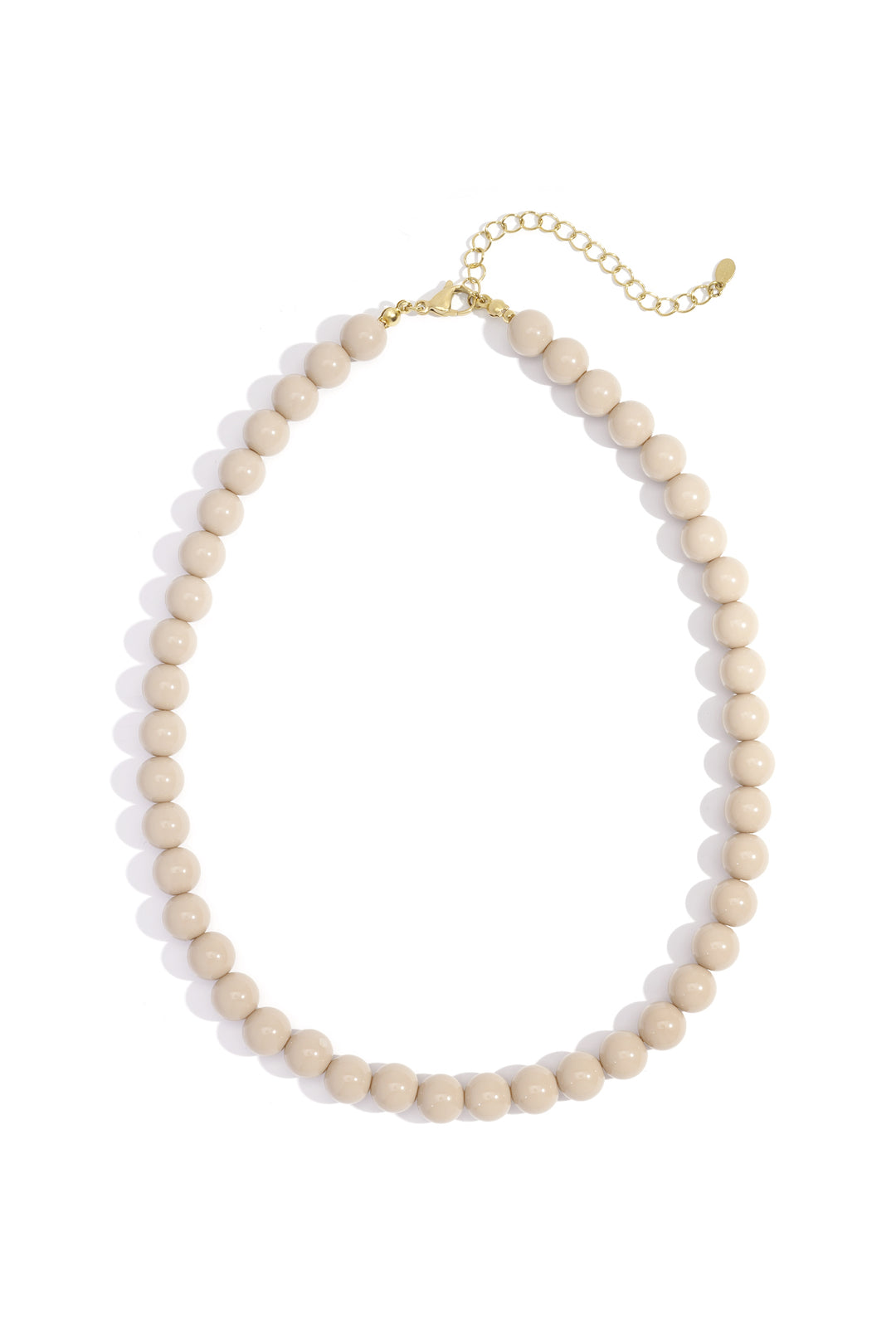 Ketting met medium kralen-10mm