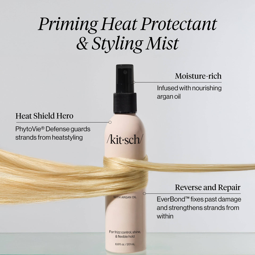 KITSCH – Priming Argan Oil Heat Protectant Styling Mist (118 ml)