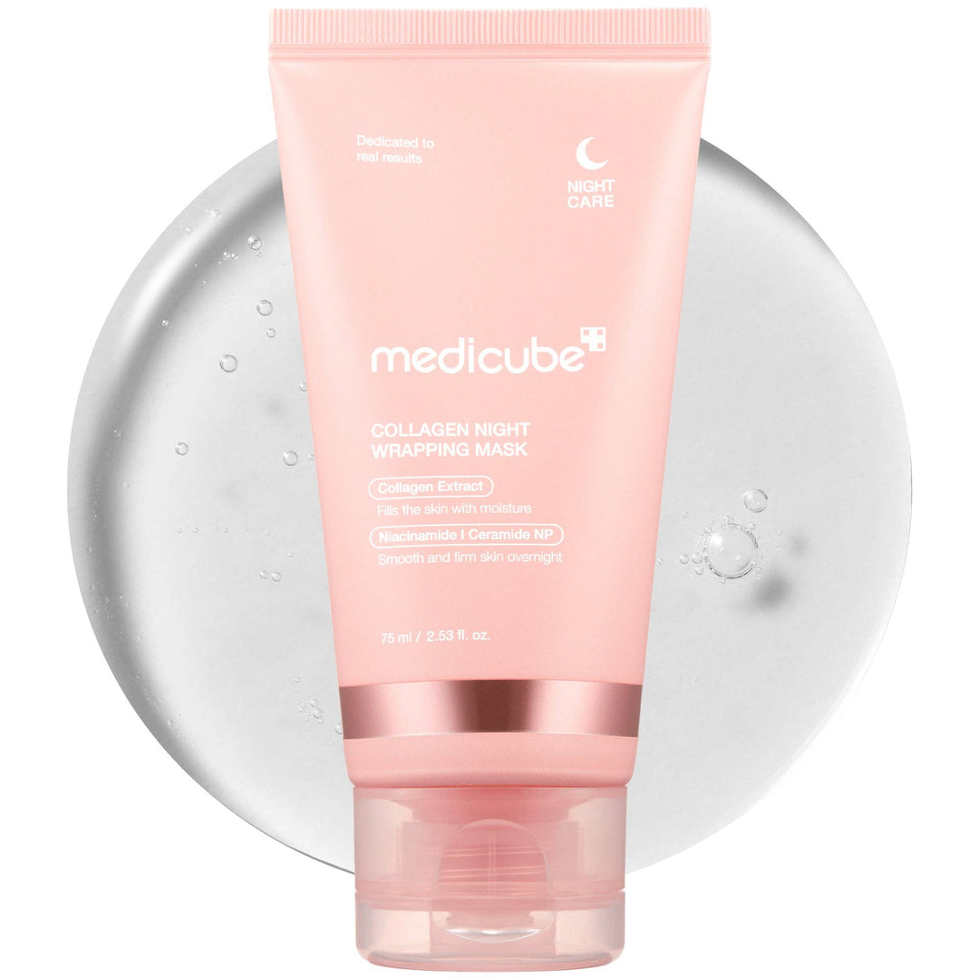 Medicube Collagen Night Wrapping Mask – Overnight glass‑skin ervaring