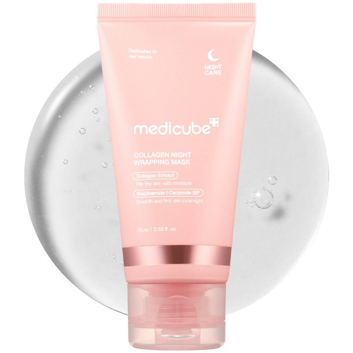 Medicube Collagen Night Wrapping Mask – Overnight glass‑skin ervaring