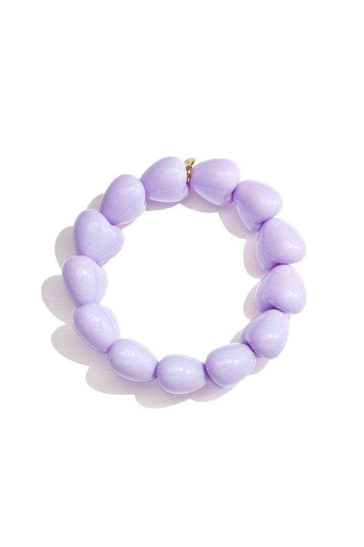 Armbandje met 13 kleine hartjes