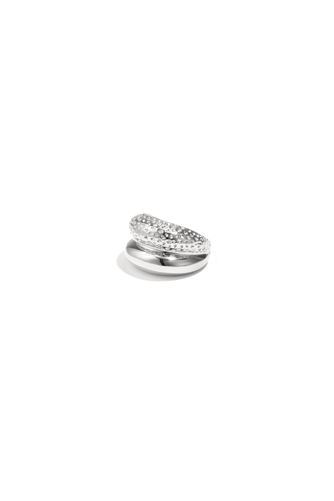 Dubbele ring met structuur