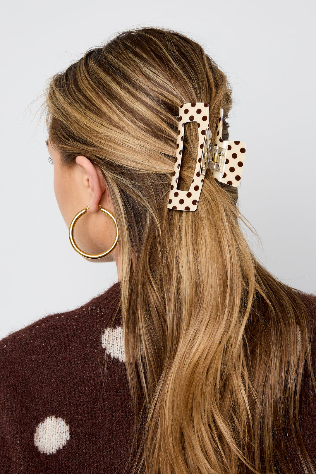 Hair Clips Polka Dots Daily Pvc Daily Accessories