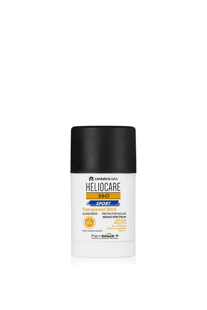 Heliocare 360° Sport Transparante Stick SPF50+ – 25 g