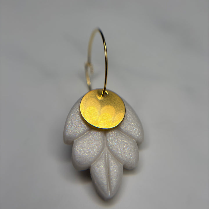 Golden petal charm