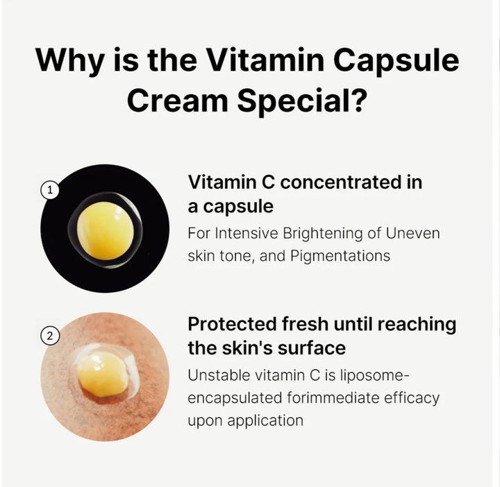 Vitamine c capsule cream