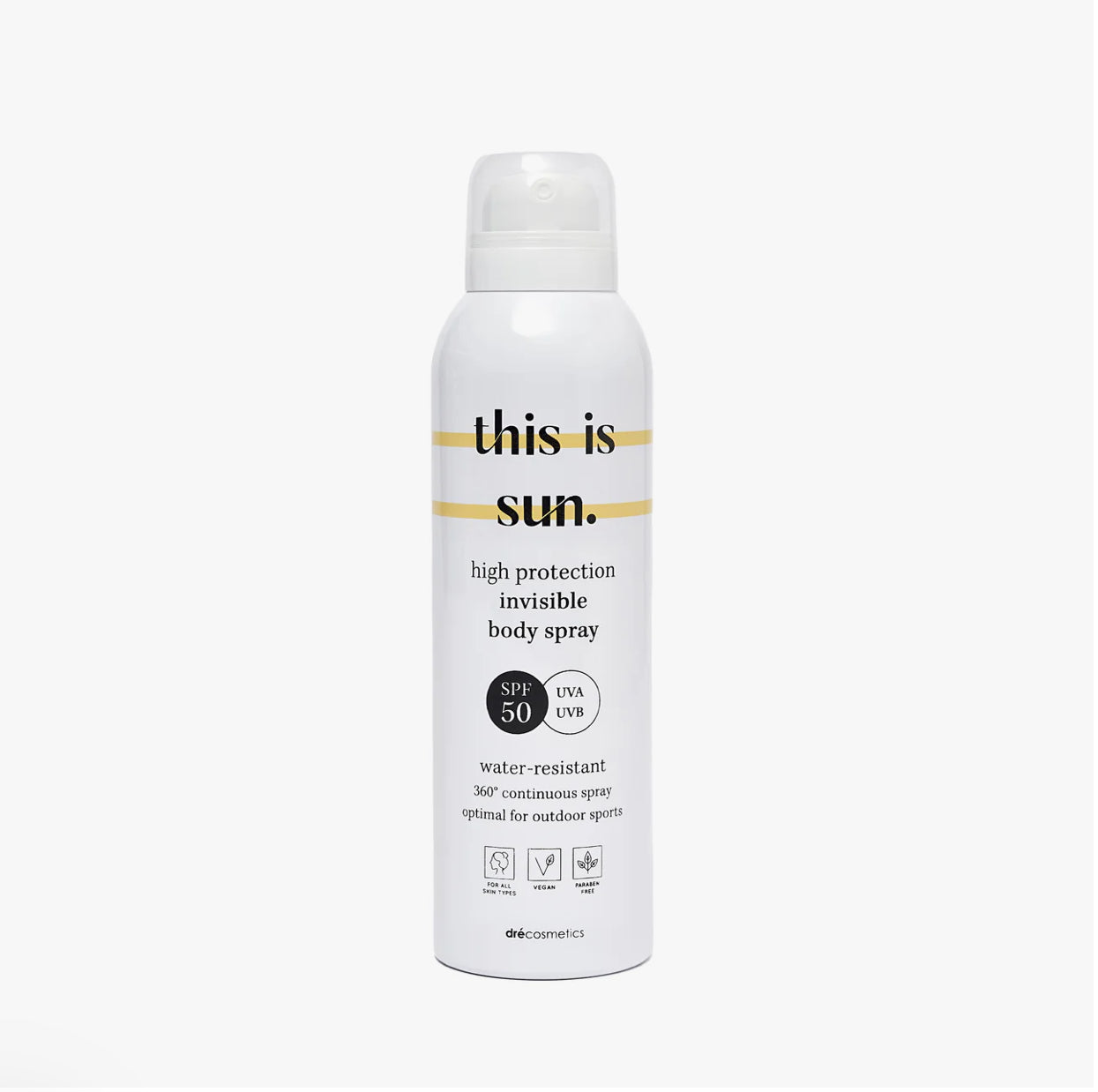 Invisible body spray SPF50